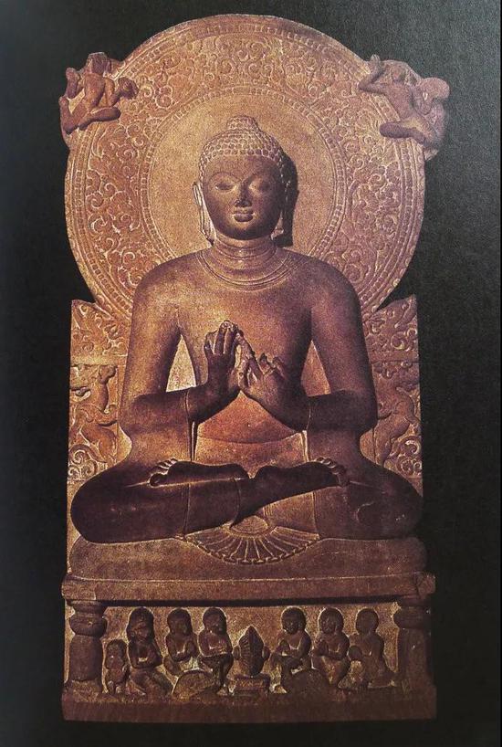 笈多王朝萨尔纳特式佛像，公元5世纪，萨尔纳特美术馆藏