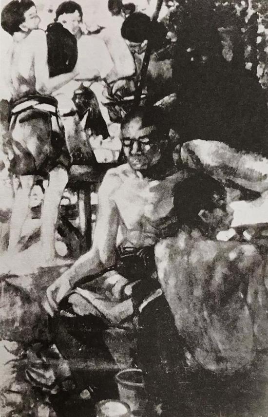 ▲ 《民间》，林风眠，油画，1927年